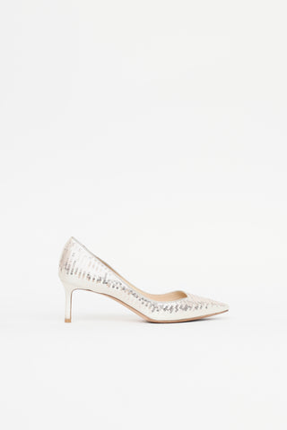 Jimmy Choo Sequin Romy 60 Heel
