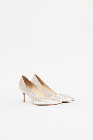 Jimmy Choo Sequin Romy 60 Heel