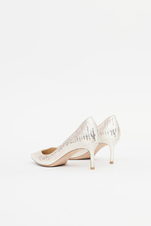 Jimmy Choo Sequin Romy 60 Heel