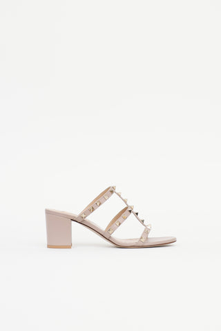 Valentino Rockstud Cage Mule