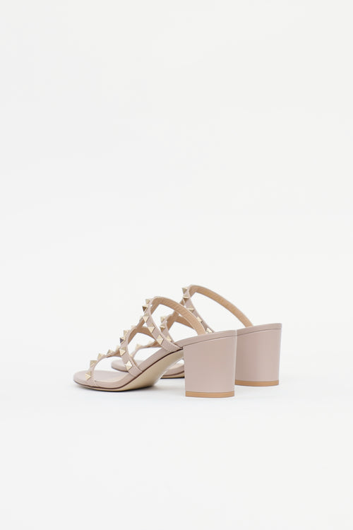 Valentino Rockstud Cage Mule