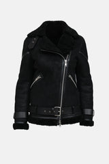 All Saints Hawley Shearling Biker Jacket