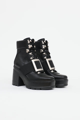 Roger Vivier Viv Utility Platform Boot