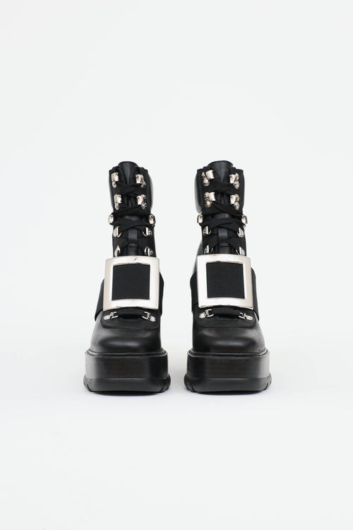 Roger Vivier Viv Utility Platform Boot