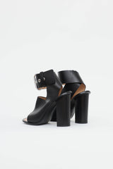 Celine Buckle Block Heel