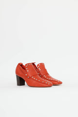 Celine Leather Studded Pump