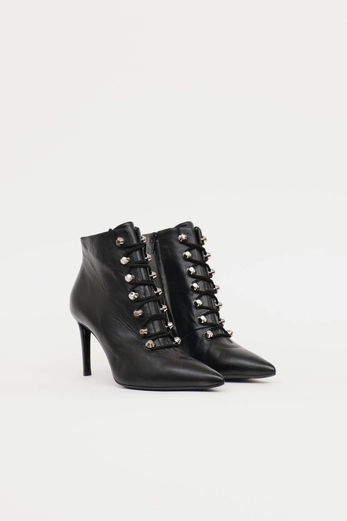 Balenciaga Lace Up Ankle Boot
