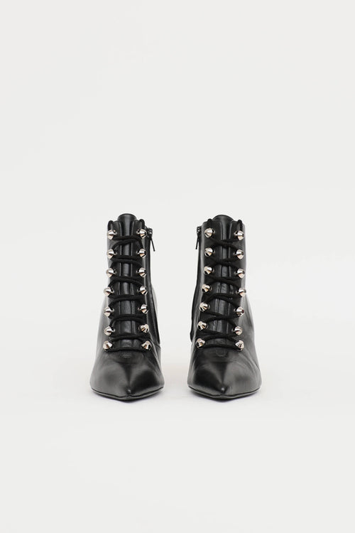 Balenciaga Lace Up Ankle Boot