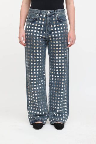 Rag & Bone Shea Studded Jeans