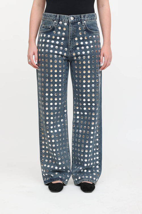 Rag & Bone Shea Studded Jeans