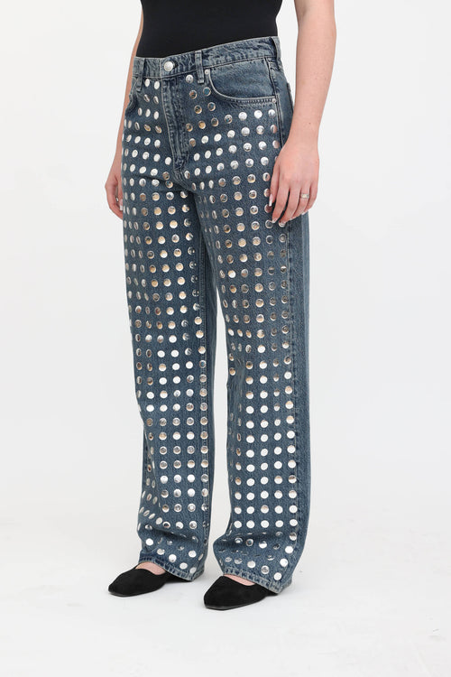 Rag & Bone Shea Studded Jeans