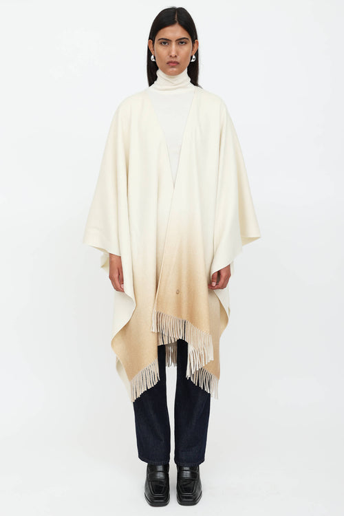 Loro Piana Cashmere Ombre Cape