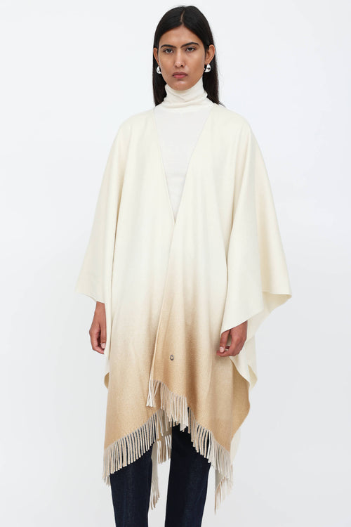 Loro Piana Cashmere Ombre Cape