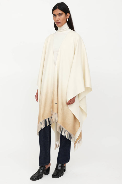 Loro Piana Cashmere Ombre Cape