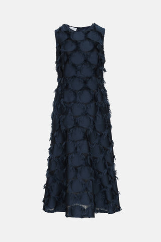 Akris Woven Fringe Dress