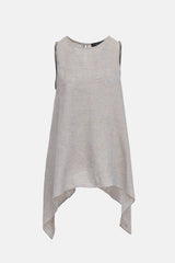 Fabiana Filippi Linen Beaded Top