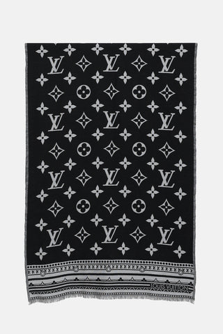Louis Vuitton Wool Blend Amazingram Scarf