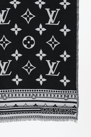 Louis Vuitton Wool Blend Amazingram Scarf