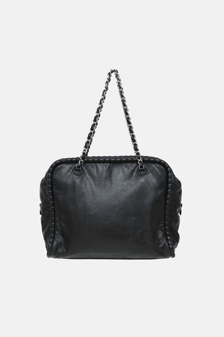 Chanel 2010 On The Bind Bowler Bag