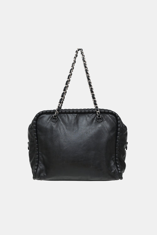 Chanel 2010 On The Bind Bowler Bag