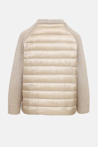 Herno Mixed Media Raglan Jacket