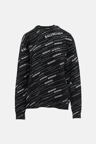 Balenciaga Knit Graphic Sweater
