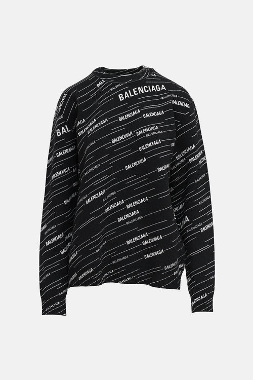 Balenciaga Knit Graphic Sweater