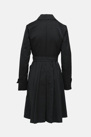 Max Mara Pleated Trench Coat