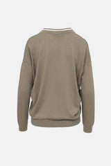 Brunello Cucinelli Monili V-Neck Sweater