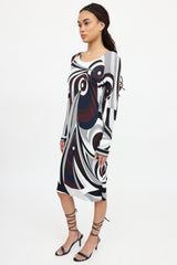 Emilio Pucci C. 2000's Patterned Dress