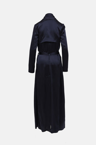 Galvan Silk Trench Coat