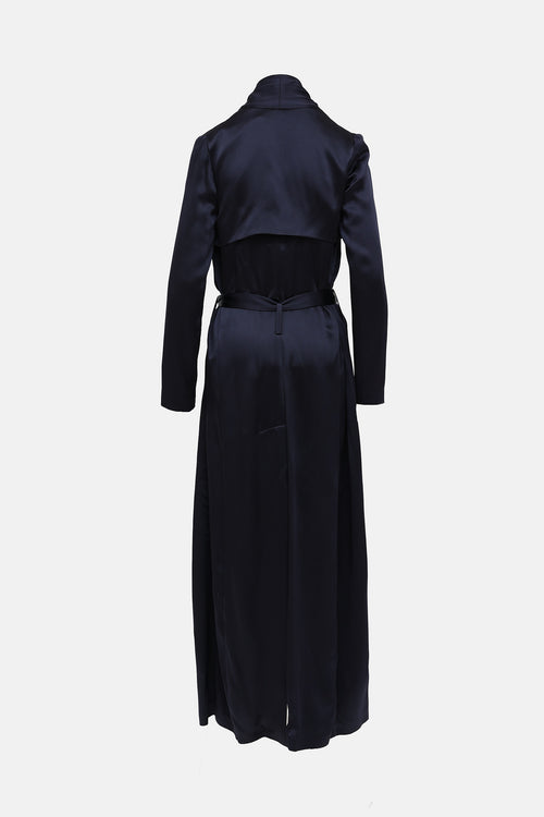 Galvan Silk Trench Coat