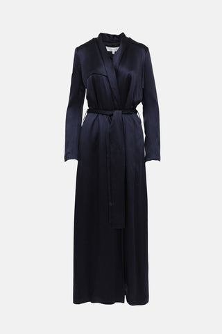 Galvan Silk Trench Coat