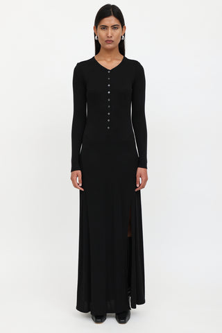 Frame Henley Maxi Dress