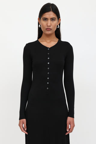 Frame Henley Maxi Dress