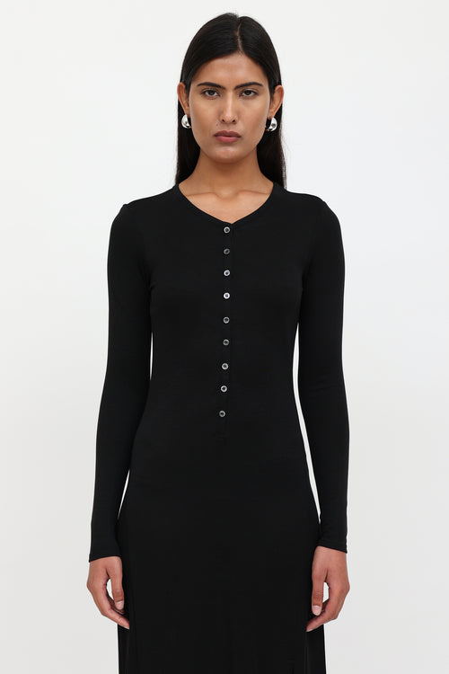 Frame Henley Maxi Dress