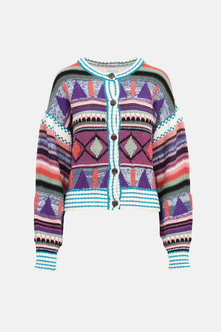 Mother Knit Patterned Cardigan