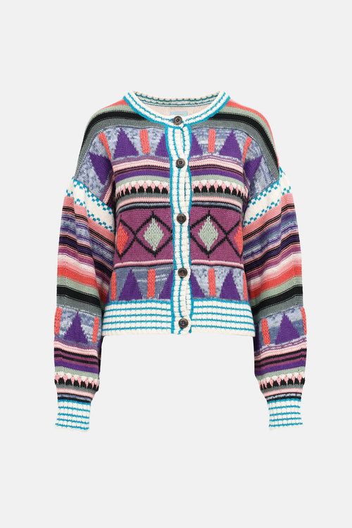 Mother Knit Patterned Cardigan
