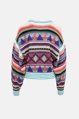 Mother Knit Patterned Cardigan