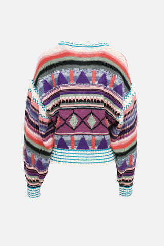 Mother Knit Patterned Cardigan