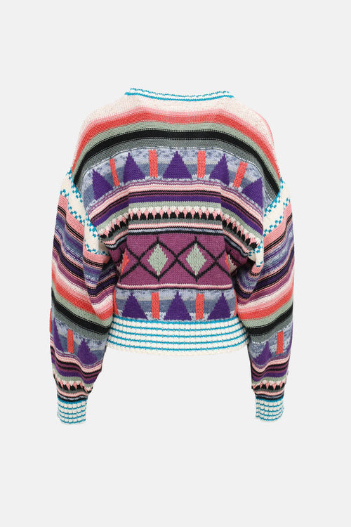 Mother Knit Patterned Cardigan