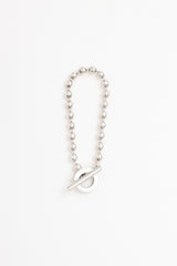 Gucci Sterling SIlver Boule Ball Toggle Bracelet