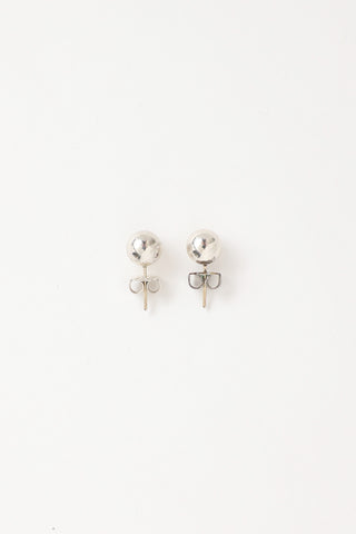 Tiffany & Co. Sterling Silver HardWear Ball Earrings