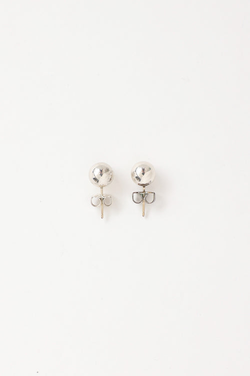 Tiffany & Co. Sterling Silver HardWear Ball Earrings