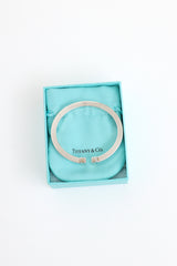 Tiffany & Co. Sterling Silver T Square Hinge Bracelet
