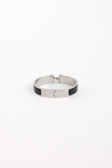 Hermès Palladium Noir Narrow Clic H Bracelet
