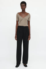 Prada Knit V-Neck Top