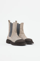 Brunello Cucinelli Suede Monili Boot
