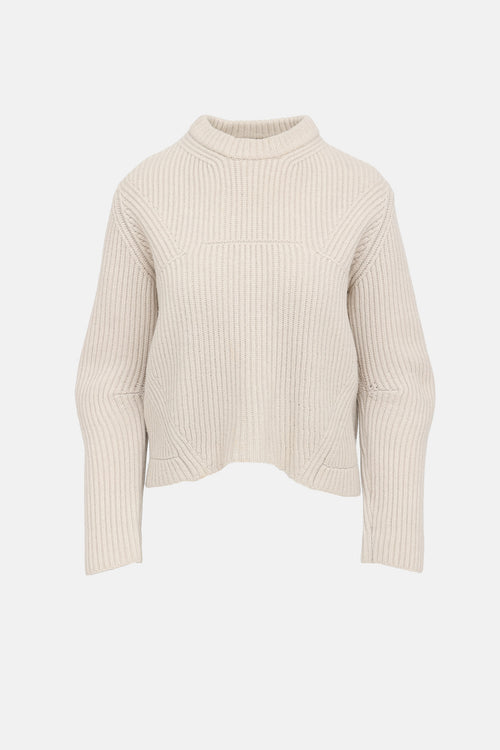 Celine Ribbed Knit Sweater