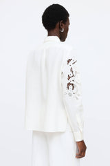 Celine Eyelet Cutout Shirt